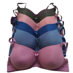 Femsie Pack Of 2 Padded Non-wired Back Closure Bra